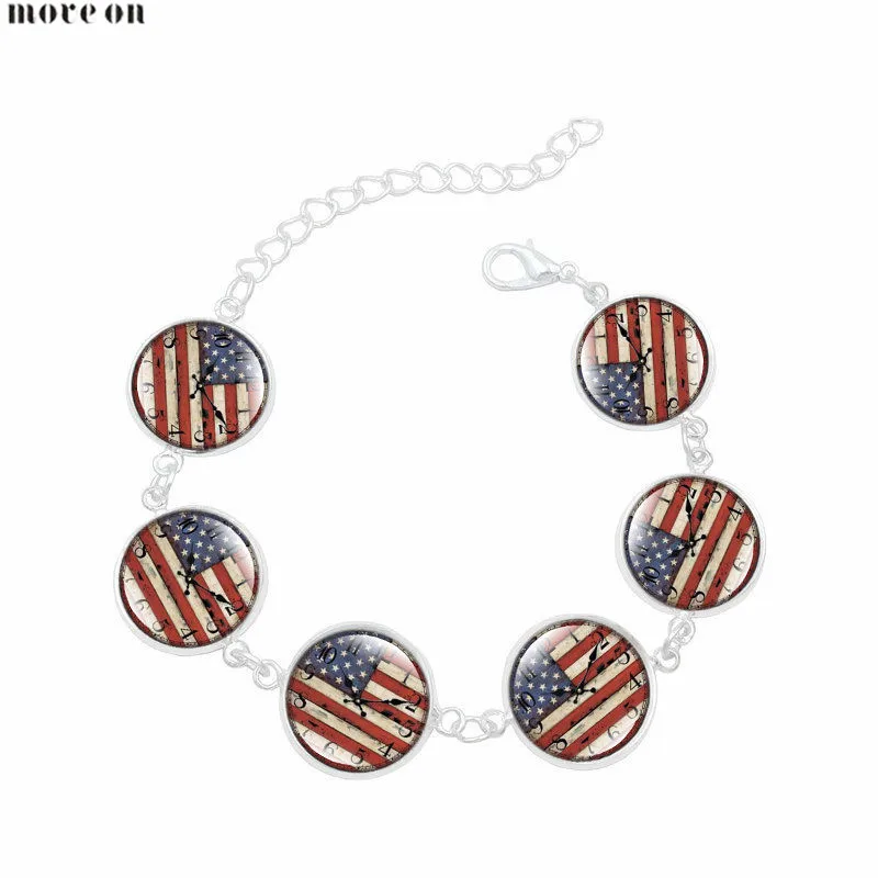 Ретро часы браслет с драгоценным камнем креативные ювелирные изделия ручной