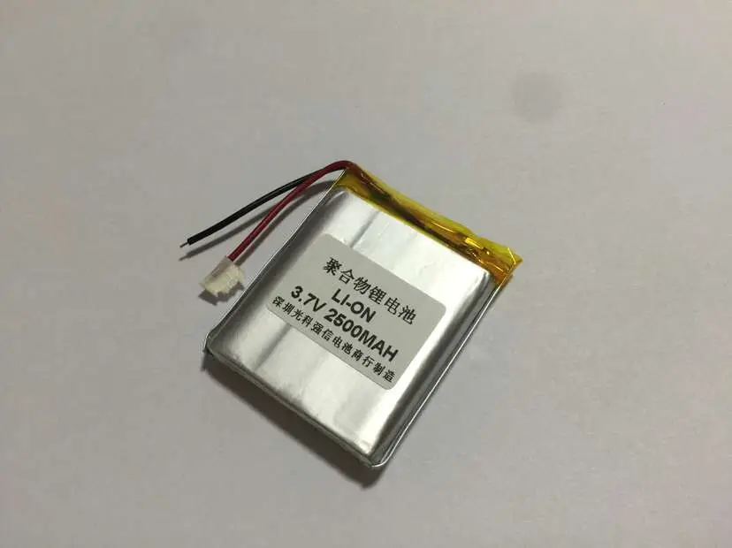 Новый литий полимерный аккумулятор с полной емкостью 3 7 в 904050 2500