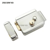 electric control lock electronic magnetic door lock for 12v dc access control system with double lock key
