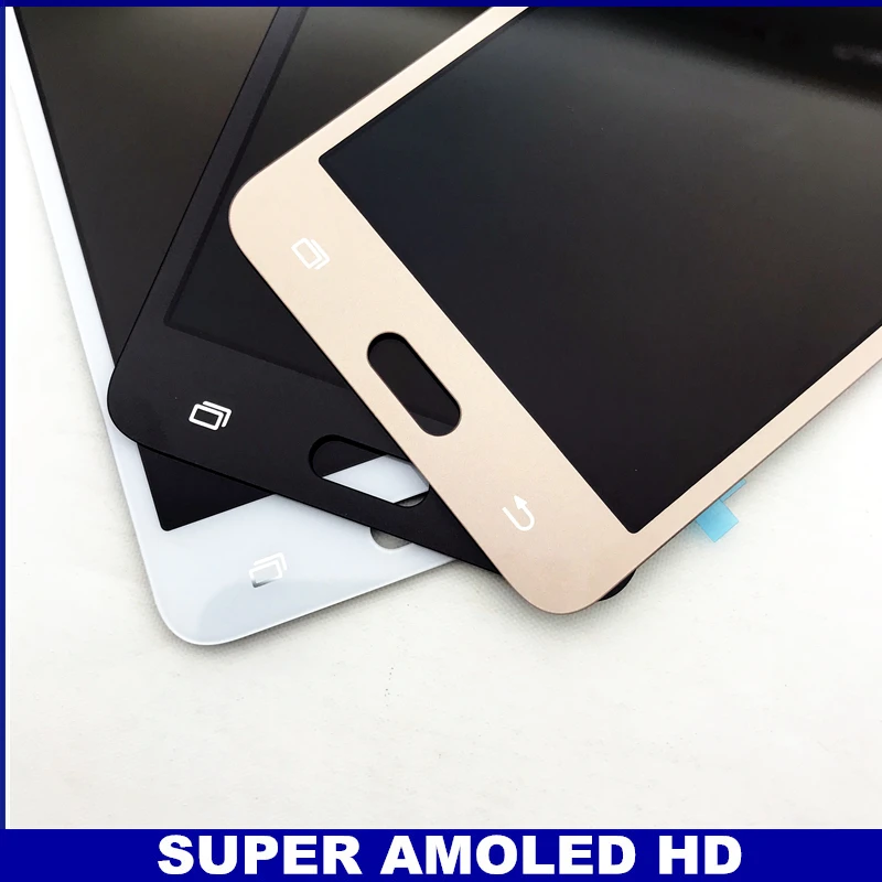 С яркой регулировкой ЖК дисплей s для Samsung Galaxy J5 2016 j510 J510F J510FN AMOLED сенсорный