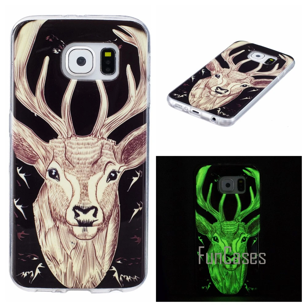 Световой чехол для Coque Samsung Galaxy S6 силиконовый Чехол Силиконовый g9200 g920a gelaksy Ajax|case