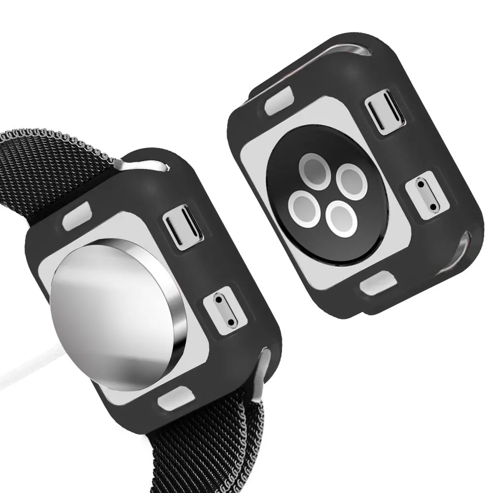 Чехол-бампер для Apple watch, чехол для Apple watch 5, 4, чехол 44 мм, 40 мм, iwatch, чехол 42 мм, 38 мм, серия 3, 2, 1, силиконовый чехол, аксессуары 44