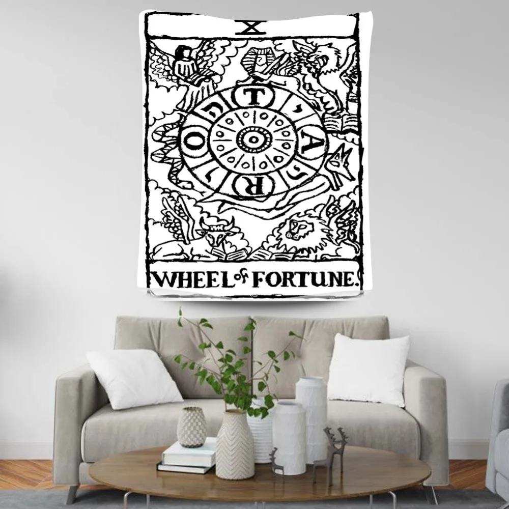 

The High Priestess Tarot Wall Blanket Tapestry Wall Art Drop Shipping Wall Fabric Cloth Bohemian Hippie Tapestry Home Decor