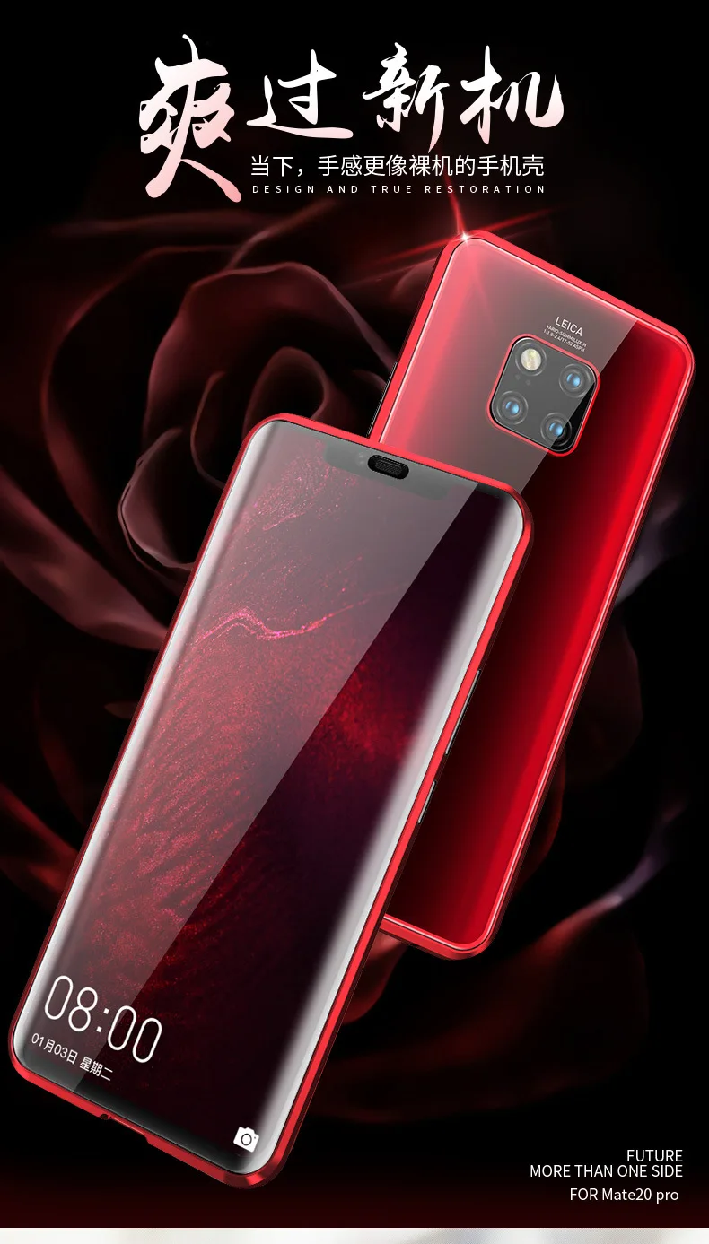 Для huawei P30 Pro Магнитный чехол двухсторонний закаленное стекло чехол для huawei P Smart Z Y9 Honor play 10 lite v10 8X MAX nova 4 3