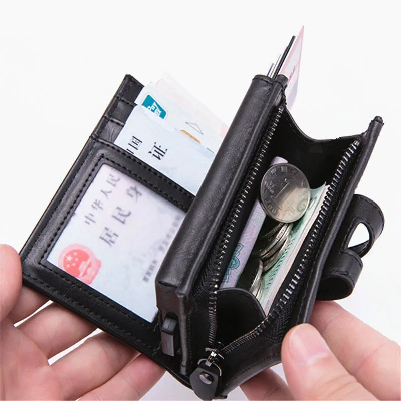 BISI GORO 2019 мужской женский многофункциональный металлический Смарт кошелек RFID с