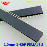 2,0 мм Шаг 1X40P 40PIN разъем однорядные разъемы вертикальный штыревой разъём SMT выдерживает высокие температуры позолоченные