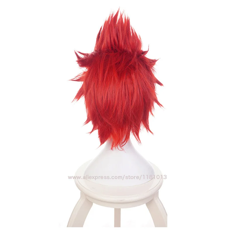 Boku no Hiro Akademia Eijirou Kirishima Eijiro короткий парик My Hero academic красный для косплея + шапочка