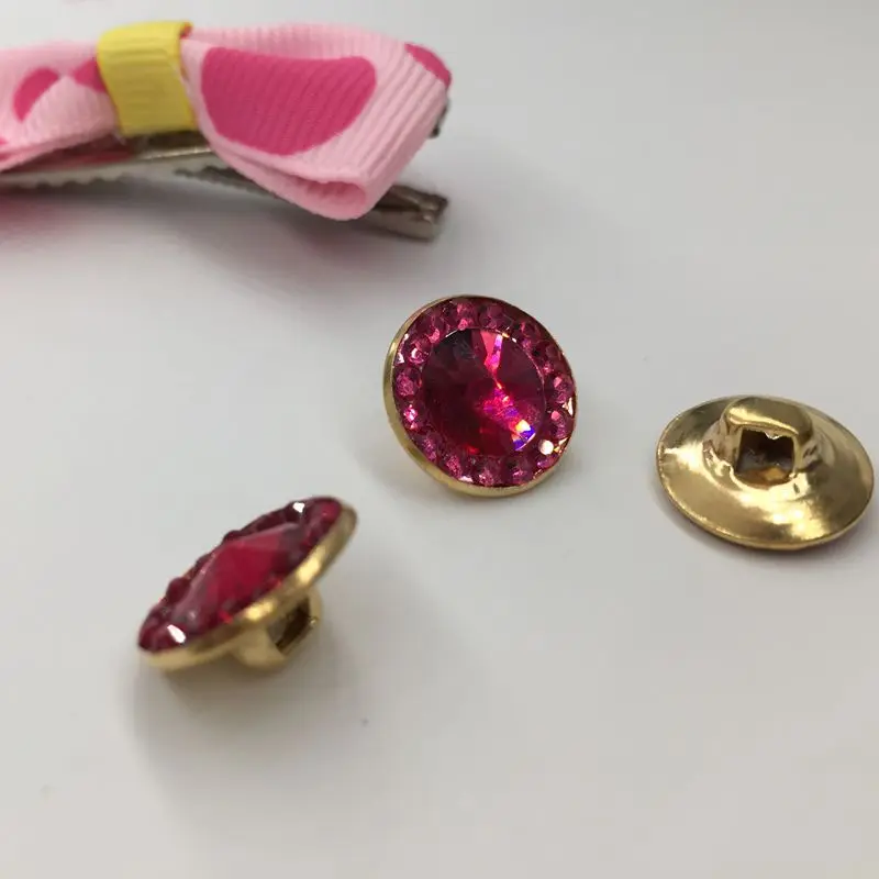 10 шт. розовые и красные акриловые стеклянные кнопки аксессуары для шитья сделай