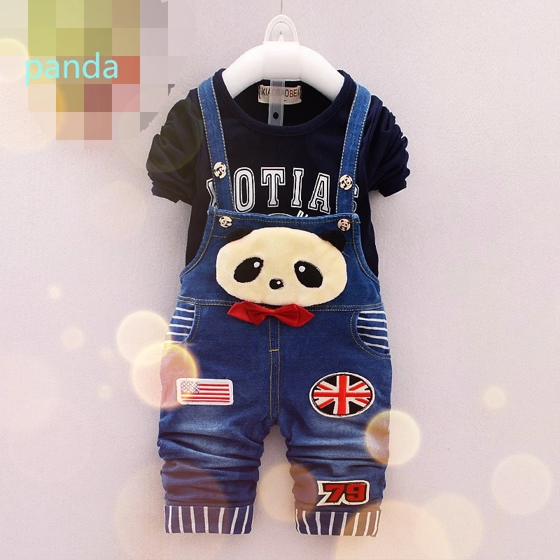 Весна и Осень новая мода повседневная мультфильм детский набор ГОРЯЧАЯ