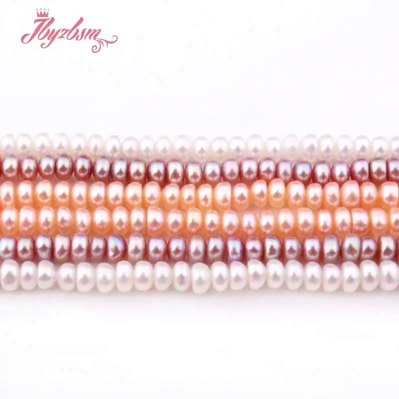 2x3mm Rondelle Heishi Cultured Freshwater Pearl Beads Loose Natural Stone For Jewelry Making DIY Gift Necklace Strand 15&quot | Украшения и