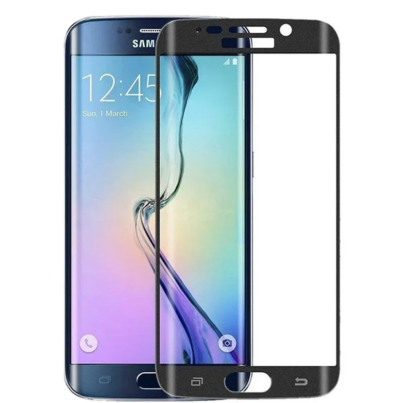 3D закаленное стекло для Samsung Galaxy S6 edge защита экрана G925F G925|Защитные стёкла и плёнки