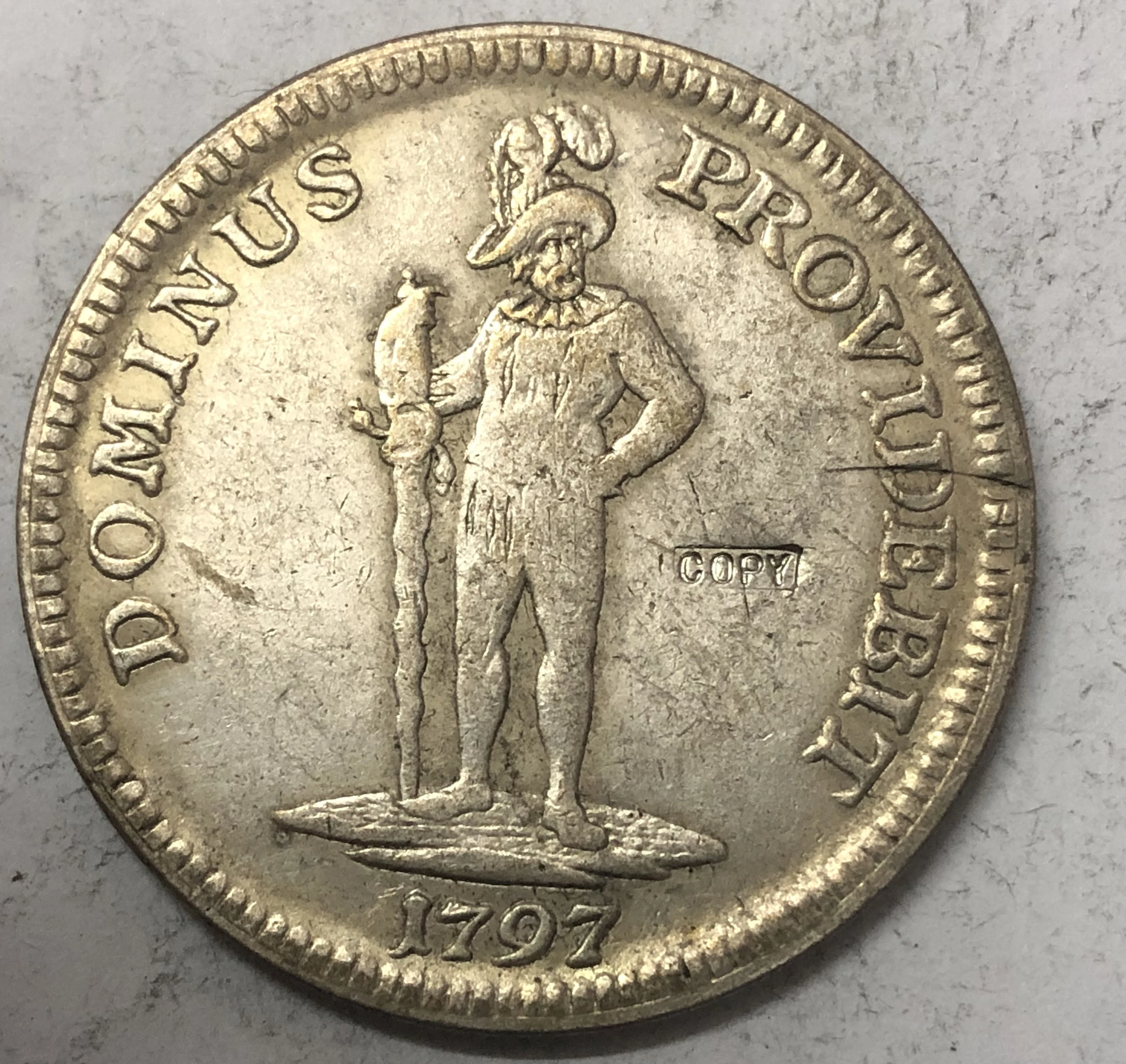 1797 Швейцария THALER точная копия отличной монеты|Безвалютные монеты| |