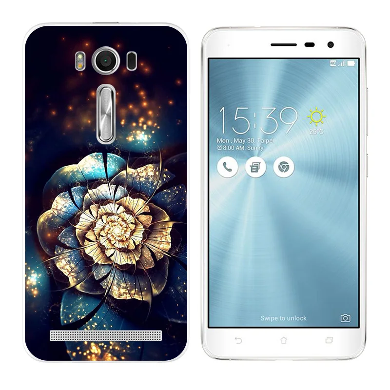 Чехол для телефона Asus ZenFone 2 Laser ZE500KL Силиконовая задняя крышка 5 0 дюймов с принтом