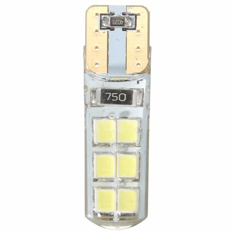 JXLCLYL 2pc T10 194 W5W COB 2835 12LED Автомобильная CAN-шина яркая ширина номерного знака