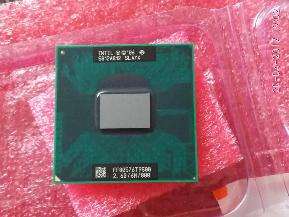 original intel CPU laptop Core 2 Duo T9500 6M Cache/2.6GHz/800/Dual-Core Socket 479Laptop processor for GM45 PM45 | Электроника