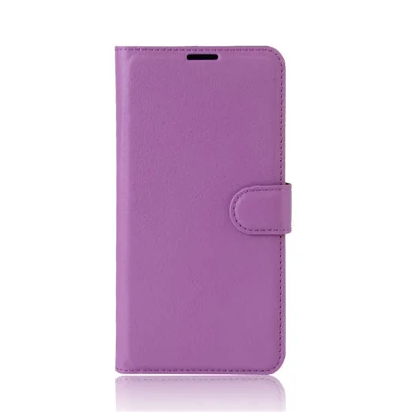 Purple YINGHUI личи кожи чехол для телефона из искусственной кожи для Wiko Wim Lite - Цвет: Purple