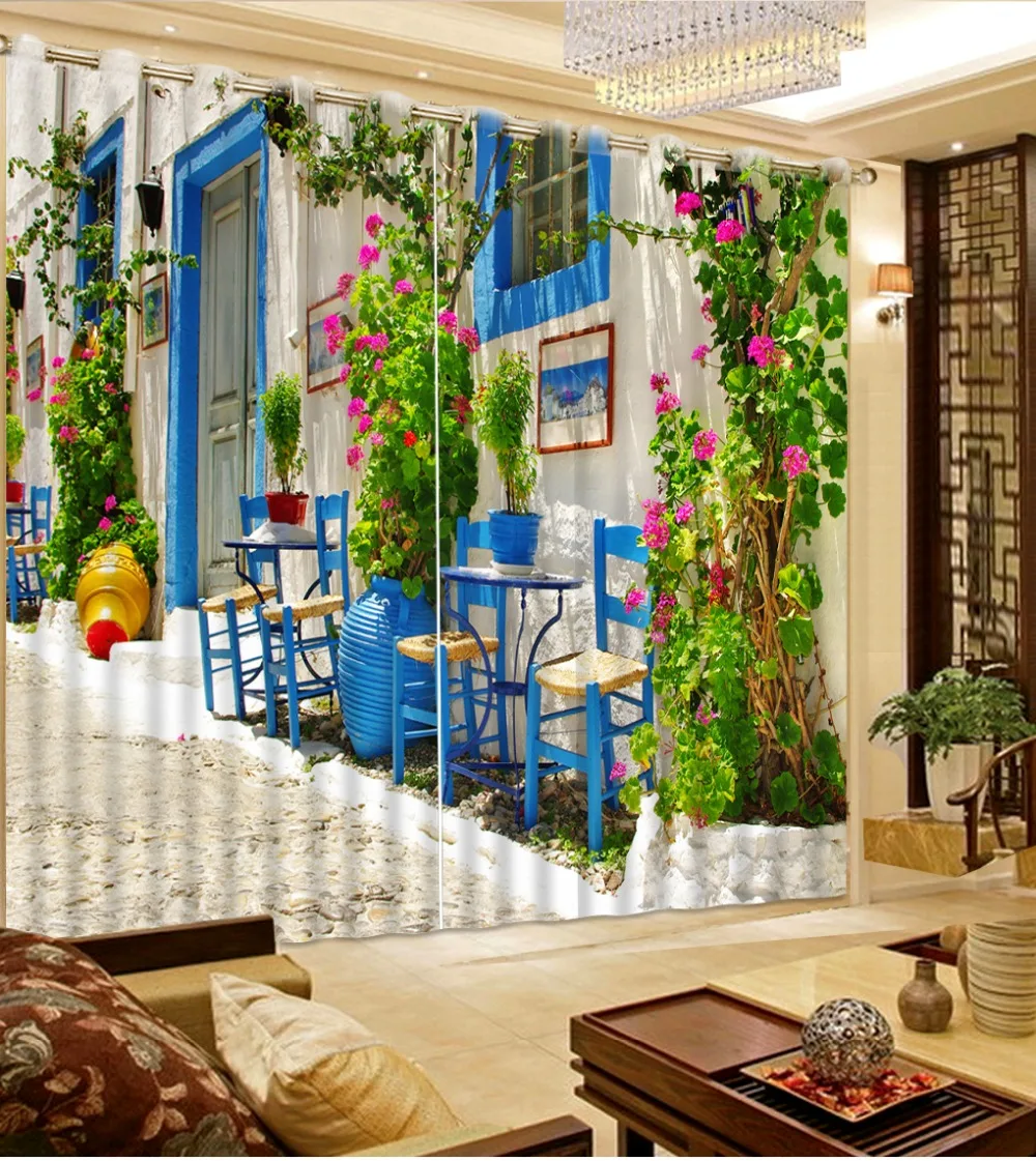 Домашний декор для спальни классические 3D занавески в европейском стиле дома на
