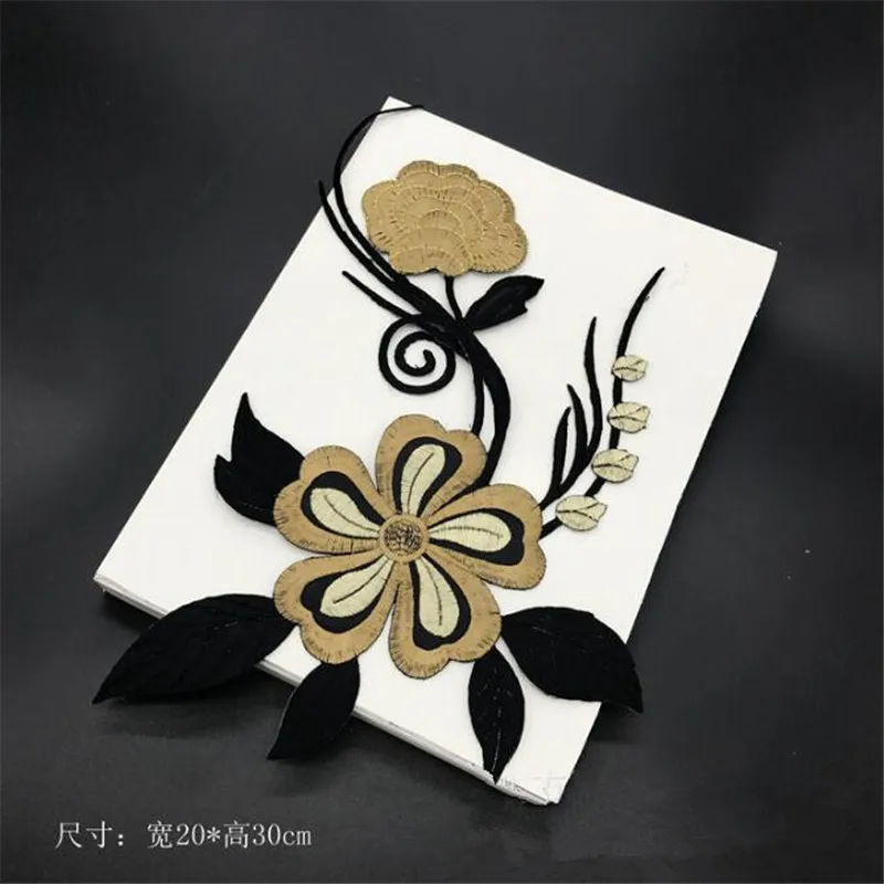 1 шт. цветок Cheongsam аппликация Одежда Вышивка патч ткань наклейка Железо на ремесло