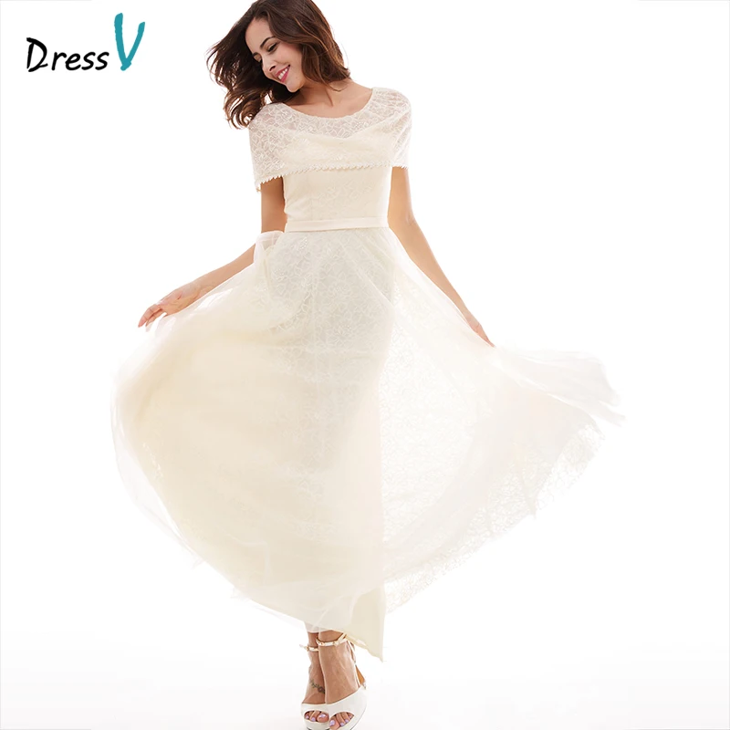 Длинное вечернее платье цвета шампанского недорогое с глубоким вырезом