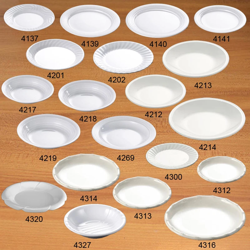 Обеденная тарелка меламиновая посуда волнистые края модная ресторанная для