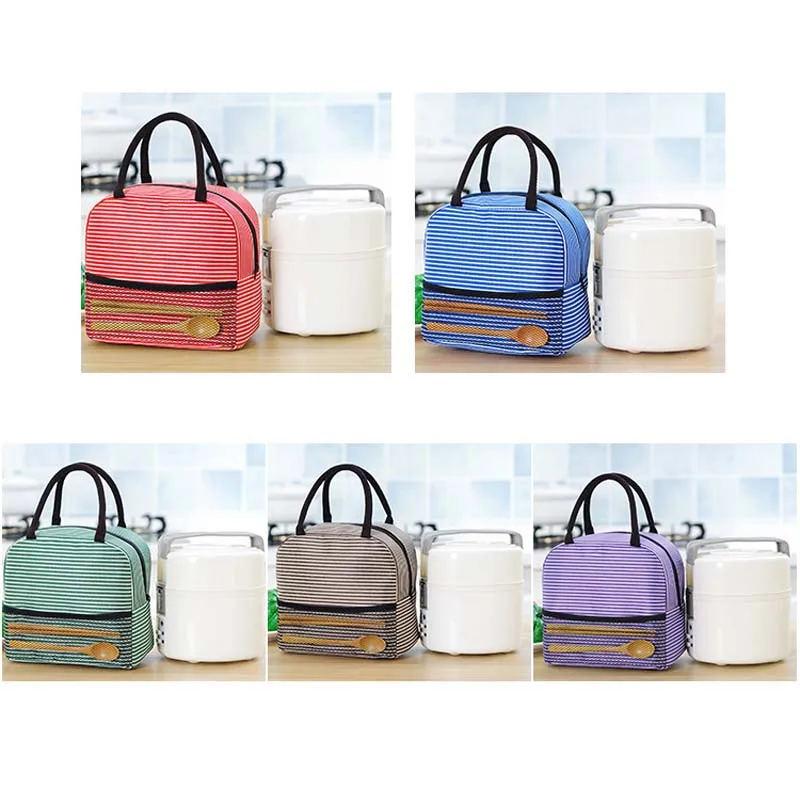 Сумка теплоизоляционная портативная для пикника модный тоут ланча детского