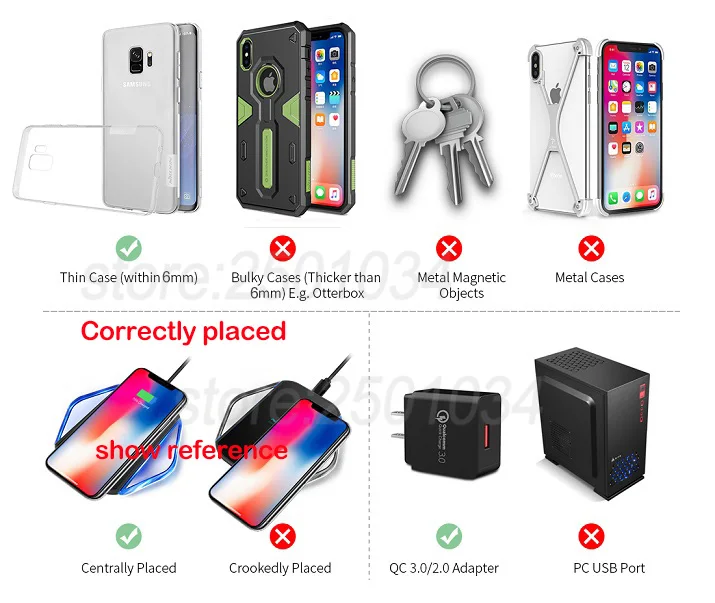 Беспроводная зарядка Nillkin для Oneplus Xiaomi Mi 8 Qi Быстрое беспроводное зарядное устройство+ приемник type-C для samsung huawei Honor mate P20 10