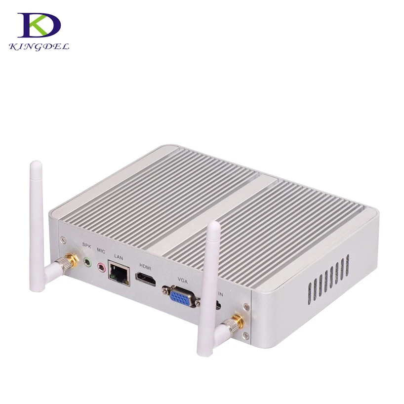 2017 Самый дешевый безвентиляторный HTPC Mirco компьютер Core i3 4005U Dual Intel HD 4400 Graphics HDMI VGA TV