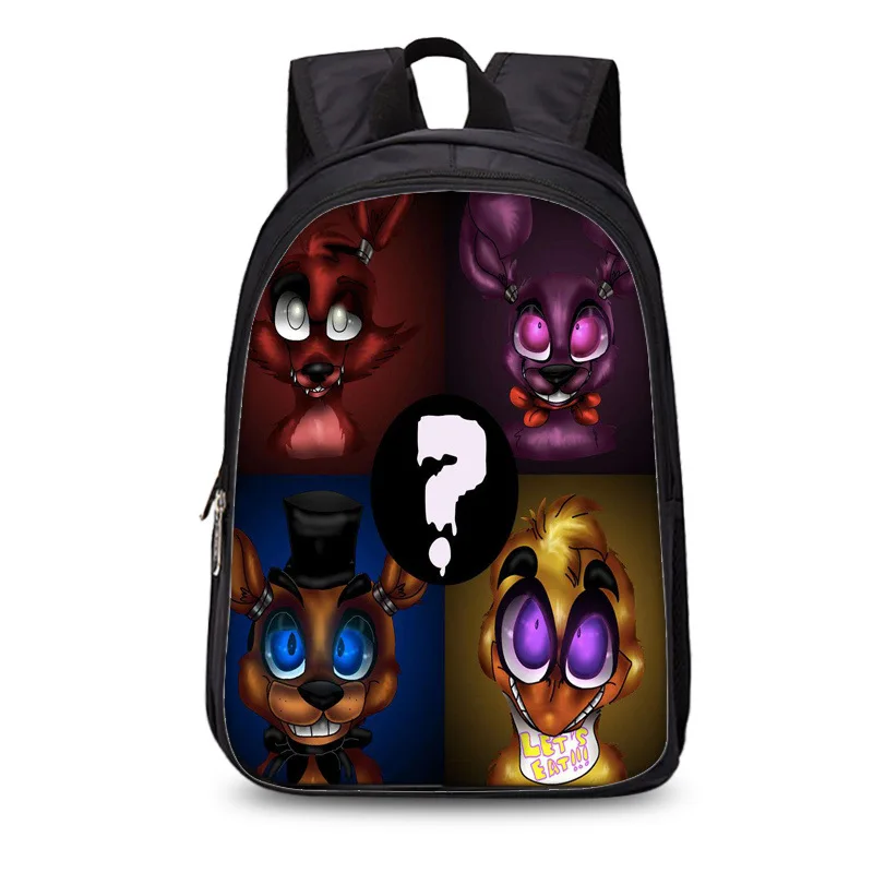 Curel Fancl 17 дюймов Детский рюкзак Five Nights at Freddys, детские школьные сумки для подростков, мальчиков и девочек, школьная сумка для книг, Детская - Цвет: Лимонно-желтый