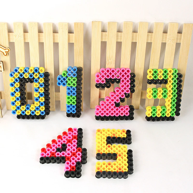 Смешанные цвета 10 мм 2000 шт бутилированные экологически чистые diy Хама perler 3D мелти