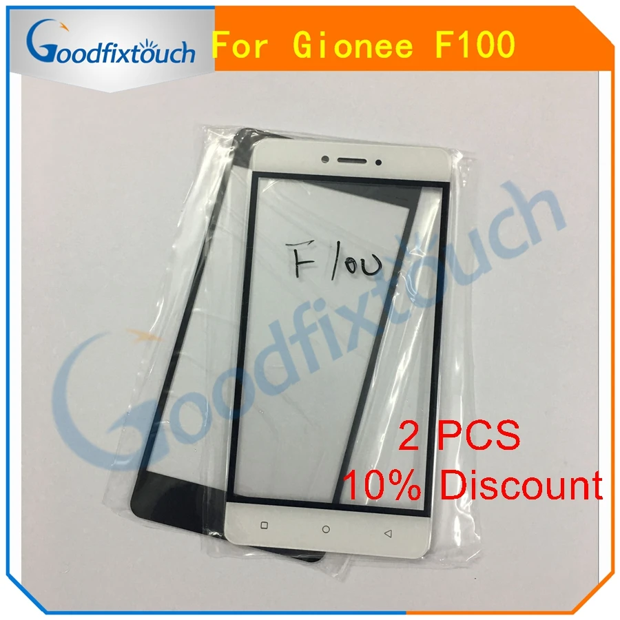 5 шт. для Gionee F100 передний экран внешняя стеклянная сенсорная крышка панель