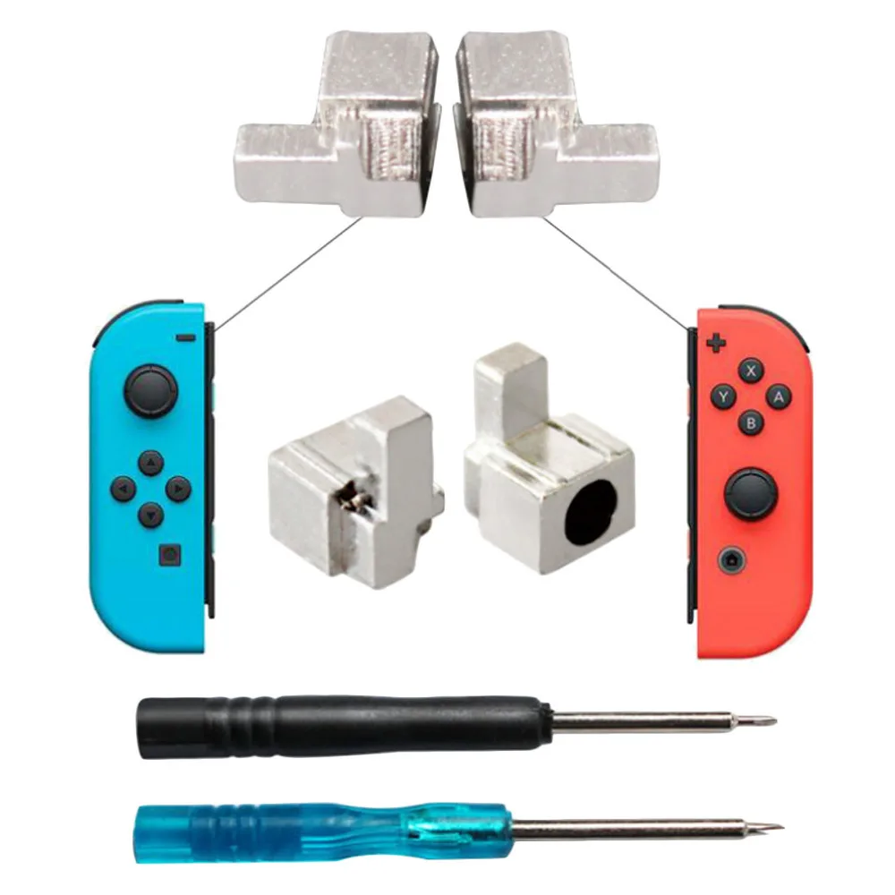 2 пары металлические замки Bevigac для Nintendo Switch NS Joy Con|Запасные части| |