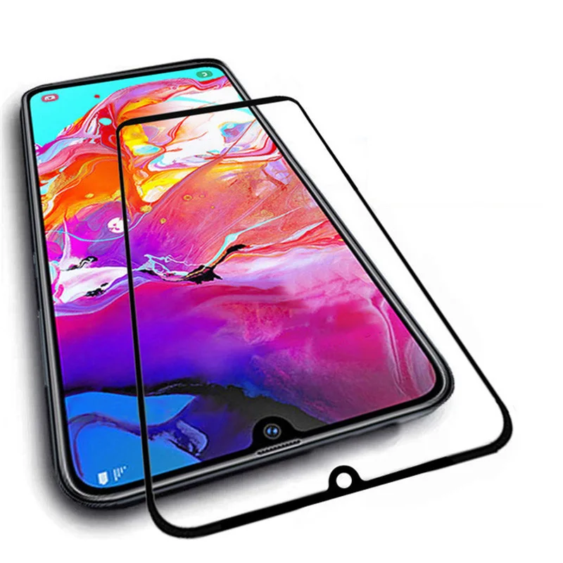 Защитное стекло закаленное для Samsung Galaxy A70 2019|Защитные стёкла и плёнки телефонов| |