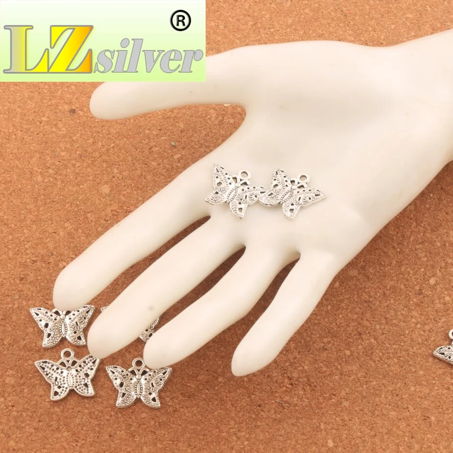 

Dots U Butterfly Charm Beads 21x17.2mm 105PCS zinc alloy Pendants Fashion Jewelry DIY L1122