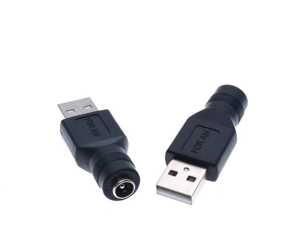 1 шт. 5 5*2 мм гнездовой разъем к USB 2 0 штекер/гнездовой в постоянного тока Штекерный