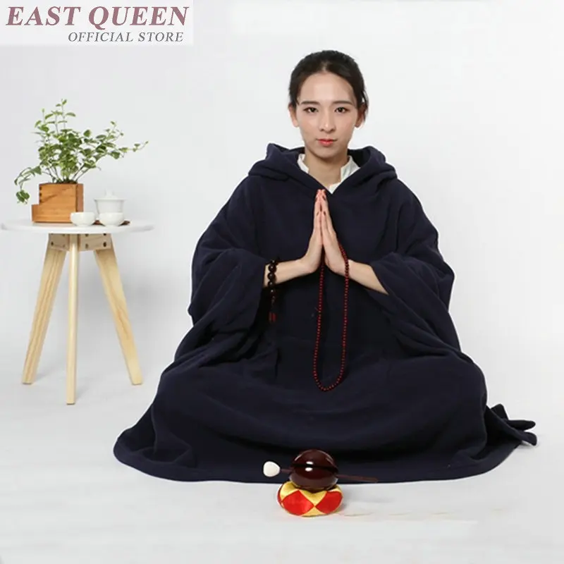 Плащ с капюшоном Buddist подушка Женский длинный халат для медитации товары