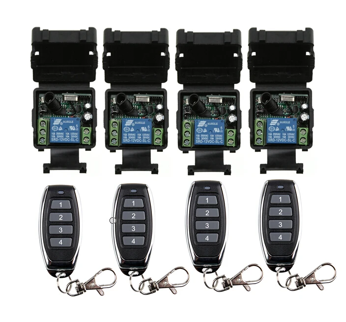 Универсальный беспроводной пульт дистанционного управления DC 12 В 1CH RF приемник и