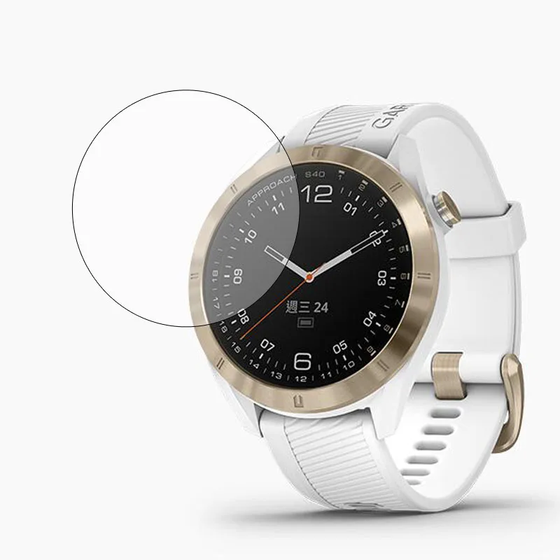 

Ultra Clear Tempered Glass Protective Film Guard For Garmin Approach S40 Smart Watch Toughened Display Screen Protector Cover