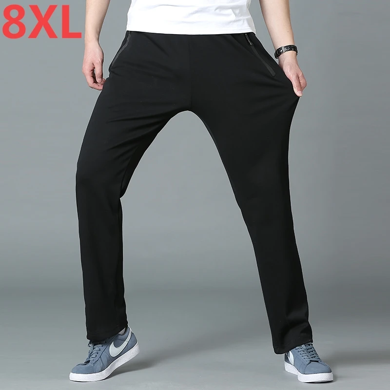 Большой размер 8XL 7XL 6XL 5XL 4XL новые модные Весна и осень мужские Штаны Повседневная пот Штаны брюки Мешковатые штаны мужские брюки