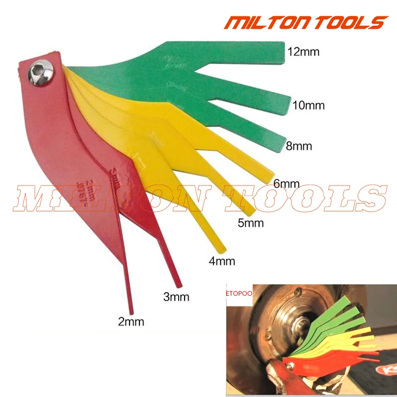 Измерительная колодка набор толщиномер тормозных колодок детектор инструмент