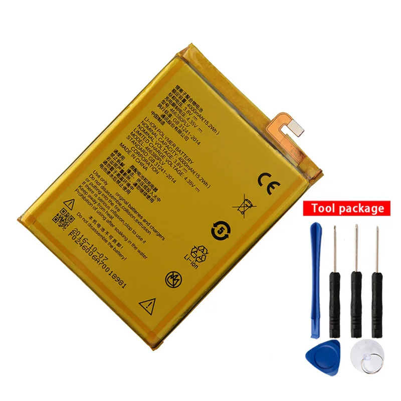 Оригинальный аккумулятор ZTE Blade A610 для телефона A610C A610T BA610C BA610T 466380PLV 4000 мАч +