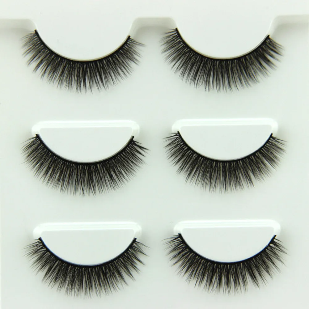 Новые 3D норковые Накладные ресницы ручной работы натуральные длинные пушистые