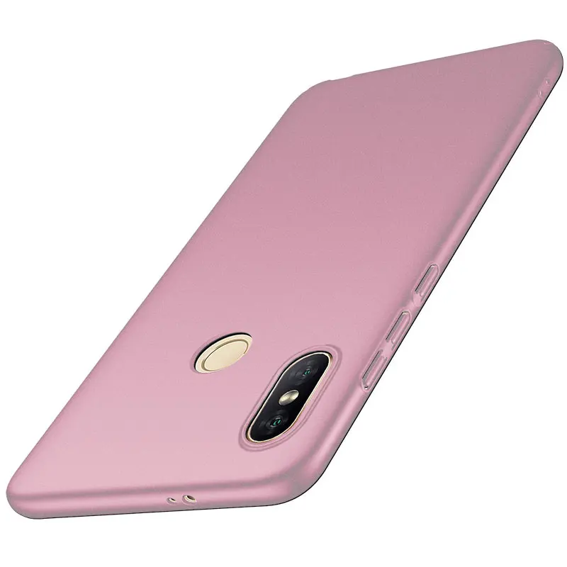 Rose Чехол для Xiaomi mi 8 mi 8 lite, Жесткий ПК, тонкий матовый защитный чехол для задней панели s, красный mi 6A Note 5 5A 6 pro для Xiaomi Note 3 - Цвет: Rose