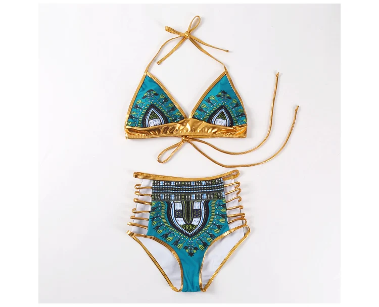 2018 новый бикини с высокой талией купальный костюм женский Пуш-Ап сексуальный