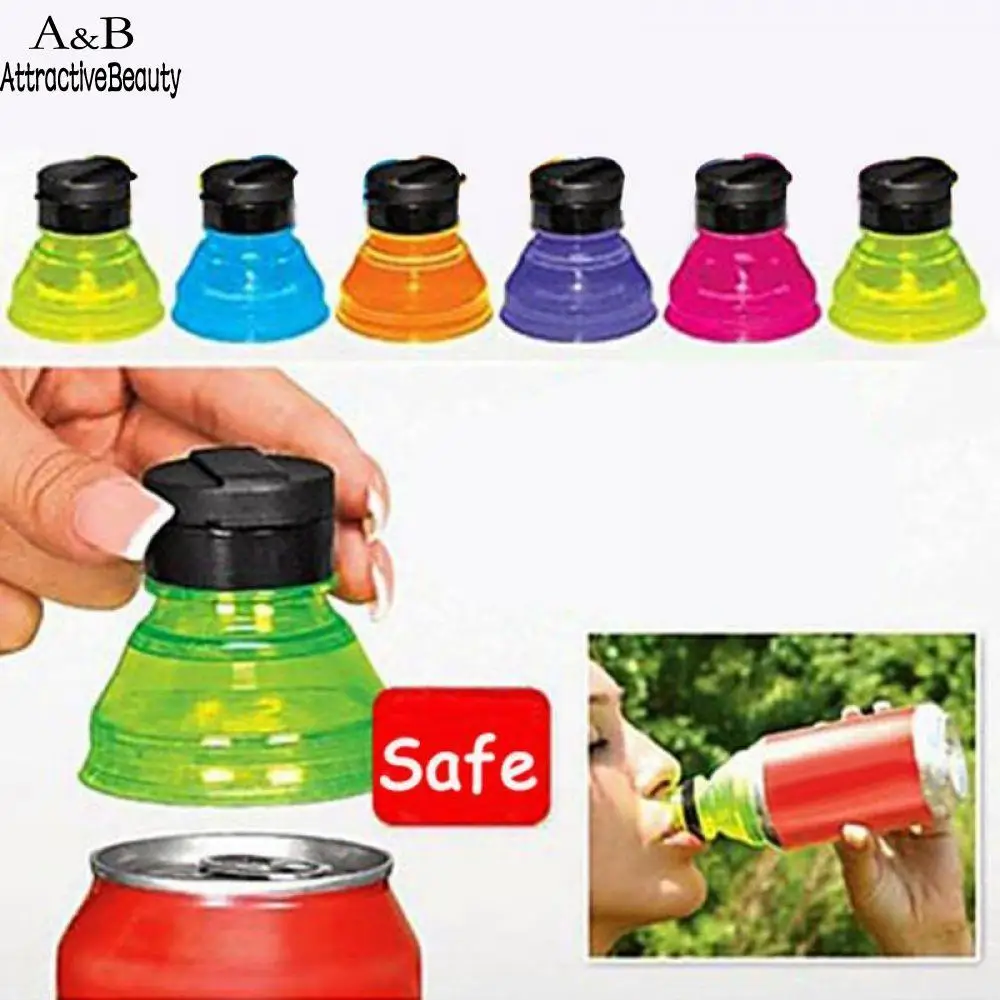 Soda Toppers Resealable многоразовые может практичный случайный цвет бутылки