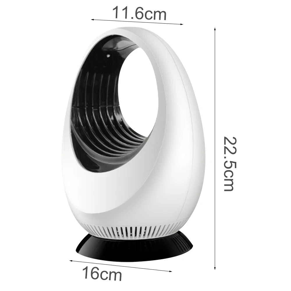 Dozzlor Электронный USB убийца комаров лампа сильный вентилятор всасывания Крытый