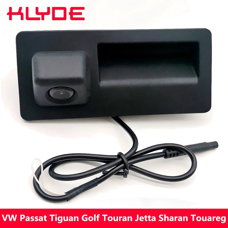 Автомобильная камера заднего вида с ручкой багажника для VW Passat Tiguan Touareg Golf Touran Jetta