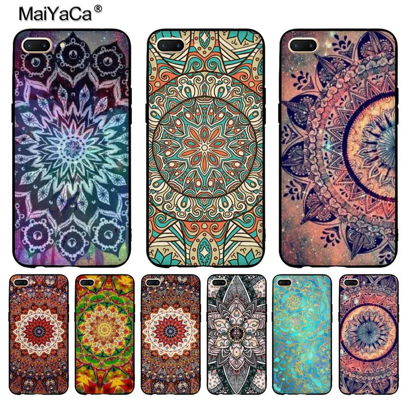Силиконовый чехол для телефона MaiYaCa Мандала солнце цветок дурмана Ретро Флора OPPO