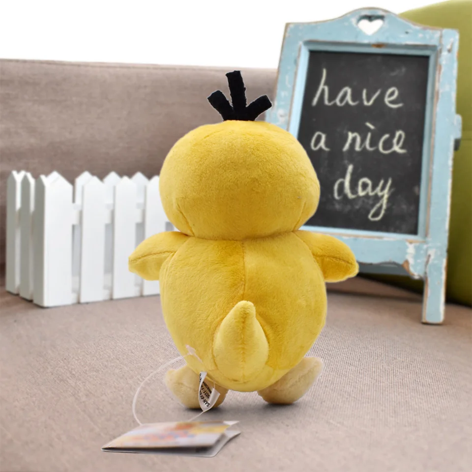 16-18 см Блестящий Psyduck японский аниме мультфильм кукла Psyduck Peluche игрушка желтая Синяя Утка Мягкая Плюшевая Кукла животного детский подарок