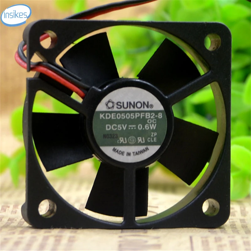 KDE0505PFB2 8 Вентилятор охлаждения с двойным шариковым подшипником DC 5V 0 6 W 5010 5CM 50*50*10mm 2