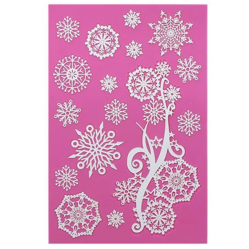 Новое поступление Рождественский дизайн силиконовый коврик помадка Украшение